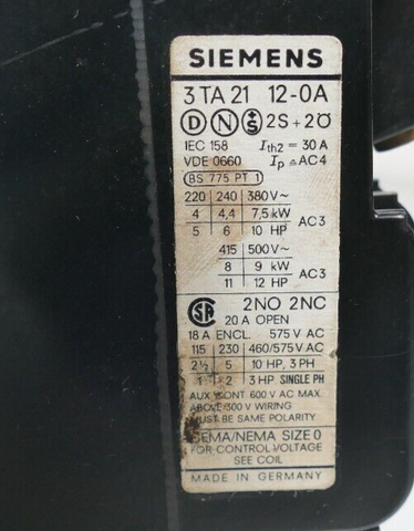 Siemens 3TA2112-0A