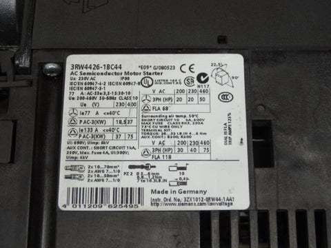 Siemens 3RW4426-1BC44