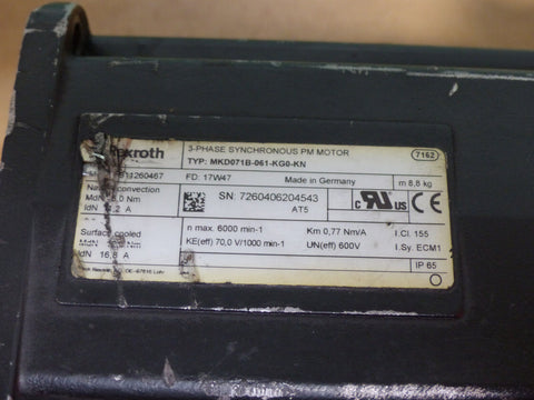 BOSCH REXROTH MKD071B-061-KG0-KN