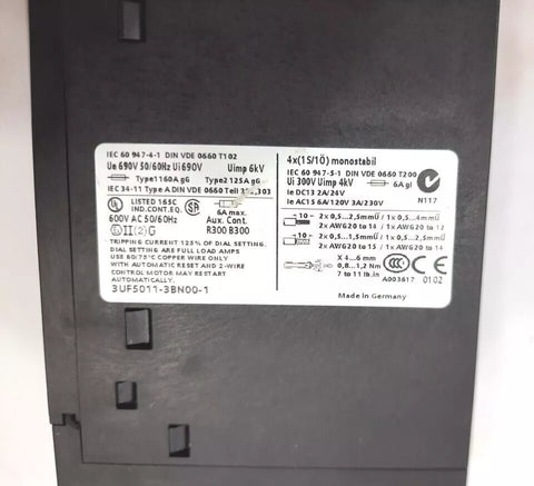 SIEMENS 3UF5011-3BN00-1