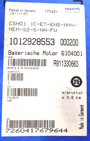 Bosch Rexroth R911330663