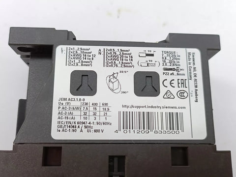 SIEMENS 3RT2027-1AB00