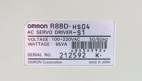 OMRON  R88D-HS04-S1
