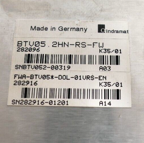 Bosch Rexroth BTV05.2HN-RS-FW