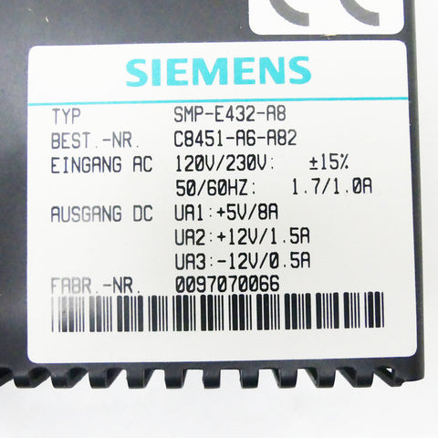 SIEMENS SMP-E432-A8