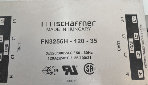 SCHAFFNER FN3256H-120-35