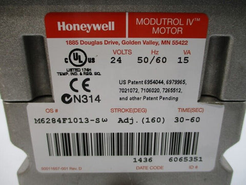 HONEYWELL M6284F1013-S