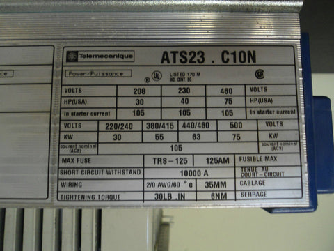 SCHNEIDER ELECTRIC  ATS-23C10N