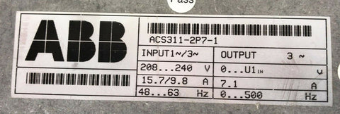 ABB ACS-311-2P7-1