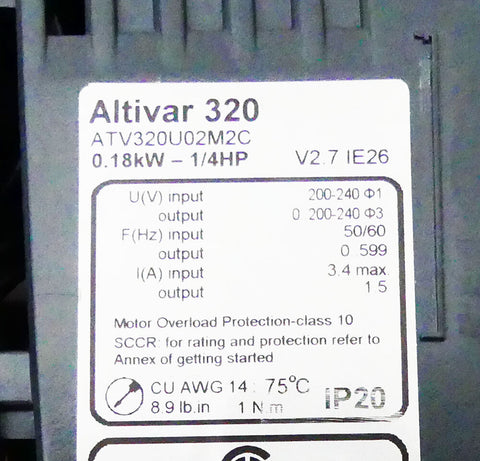 SCHNEIDER ELECTRIC ATV320U02M2C