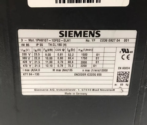 Siemens 1PH8107-1DF02-0LA1