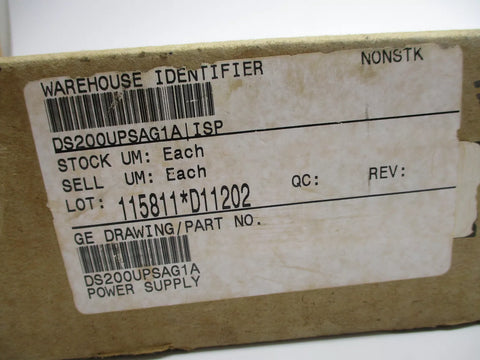 GENERAL ELECTRIC DS200UPSAG1A