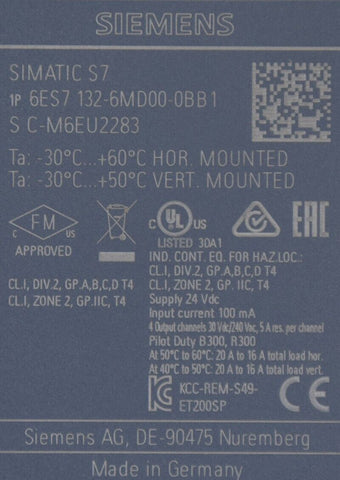 SIEMENS 6ES71326MD000BB1