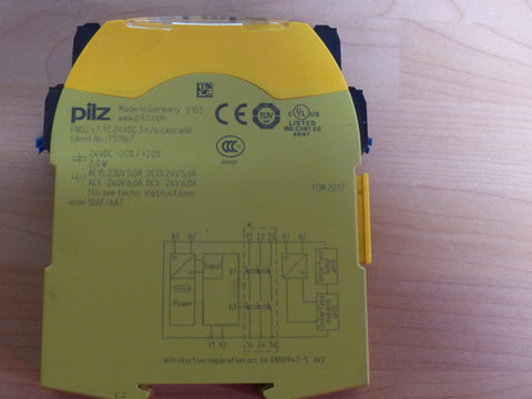 PILZ PNOZ S7.1 C 24VDC 3N/O CASCADE