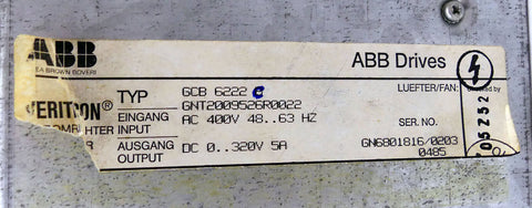 ABB GNT2009526R0022