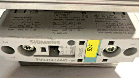 SIEMENS 3RF2340-1AA45