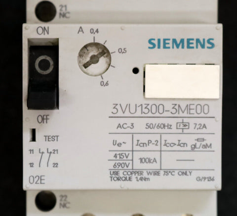 SIEMENS 3VU1300-3ME00