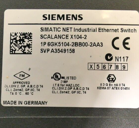 Siemens 6GK5104-2BB00-2AA3