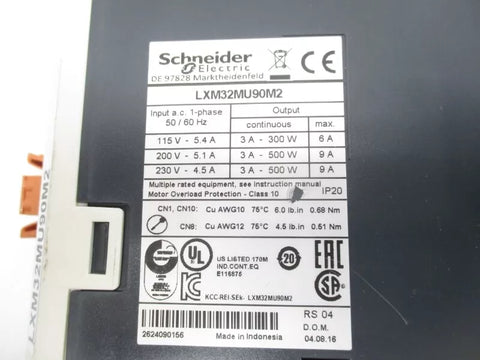 SCHNEIDER ELECTRIC LXM32MU90M2