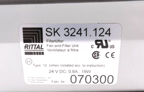 RITTAL SK3241.124 / EBM PAPST K2S165-AA17-05