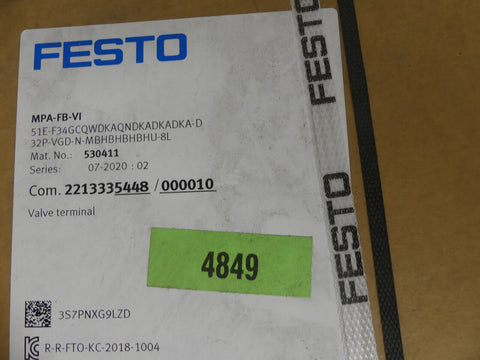 FESTO MPA-FB-VI