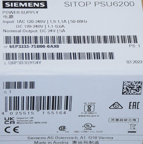 SIEMENS 6EP3333-7SB00-0AX0