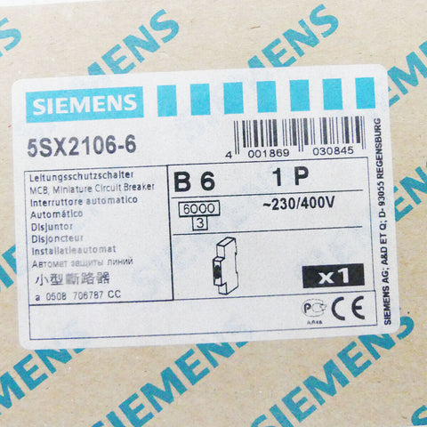 SIEMENS 5SX2106-6