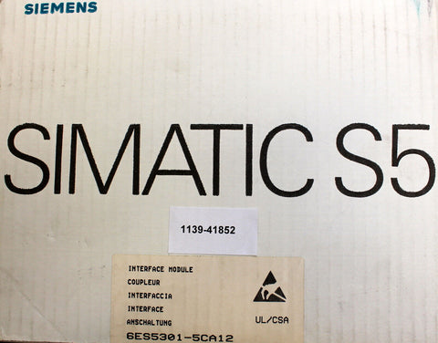 SIEMENS  6ES5301-5CA12