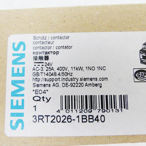 SIEMENS 3RT2026-1BB40