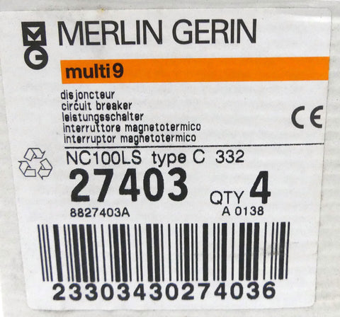MERLIN GERIN NC100LS C332