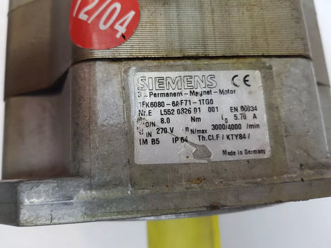 SIEMENS 1FK6080-6AF71-1TG0