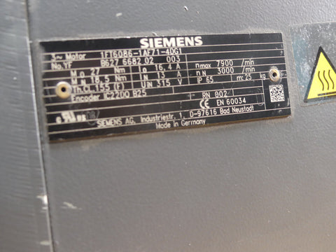 SIEMENS 1FT6086-1AF71-4DG1