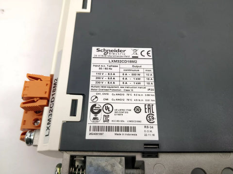 SCHNEIDER ELECTRIC LXM32CD18M2