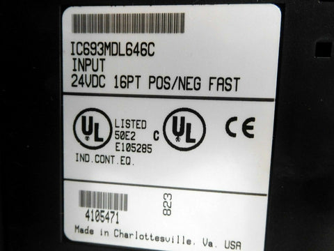 GE Fanuc IC693MDL646C