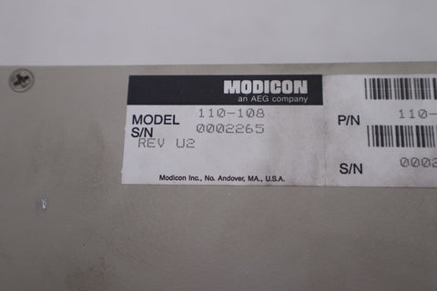 SCHNEIDER ELECTRIC MODICON 110-108