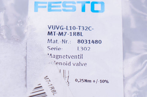 Festo VUVG-L10-T32C-MT-M7-1R8L