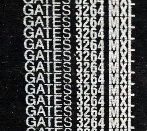 GATES Gear Timing Belt 3264MXL 312mm Length 829.056mm