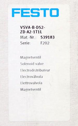 FESTO VSVA-B-D52-ZD-A2-1T1L