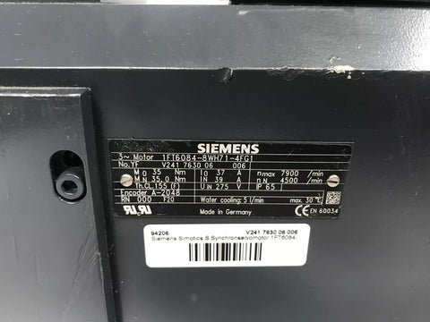 Siemens 1FT6084-8WH71-4FG1