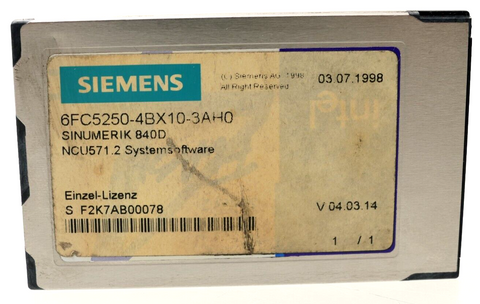 Siemens 6FC5250-4BX10-3AH0