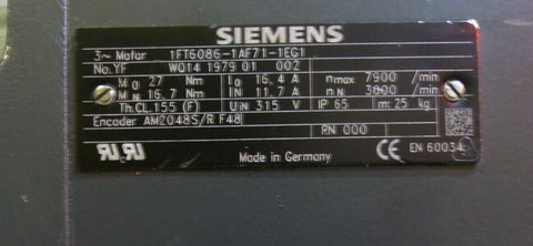 SIEMENS 1FT6086-1AF71-1EG1