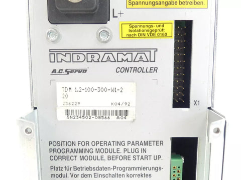 Indramat TDM 1.2-100-300-W1-220