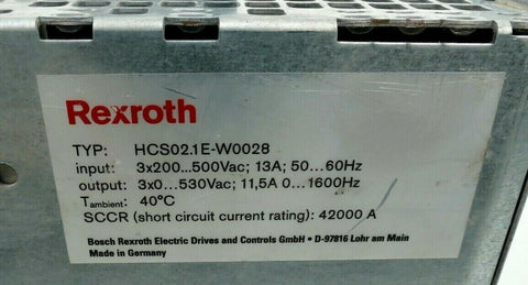 Bosch Rexroth HCS02.1E-W0028VVVV