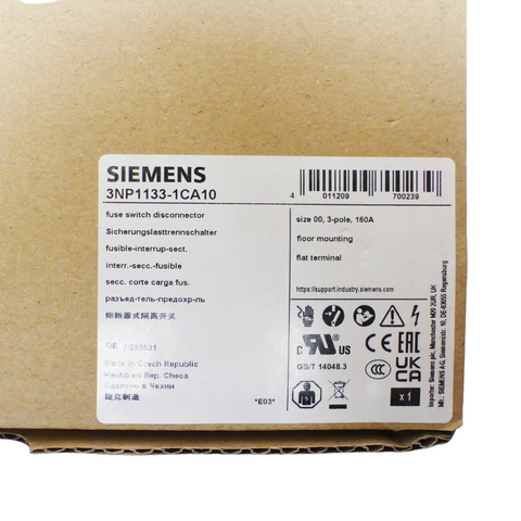 SIEMENS 3NP1133-1CA10