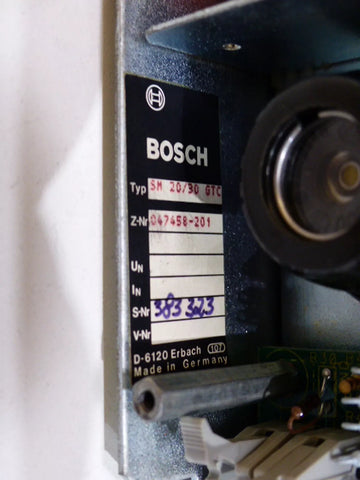 BOSCH SM20/30GTC