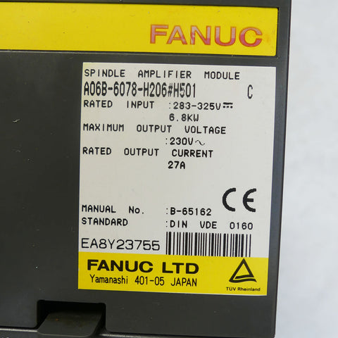 FANUC A06B-6078-H206#H501