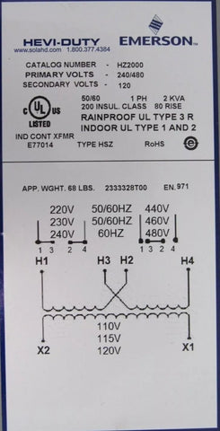 EMERSON HZ2000