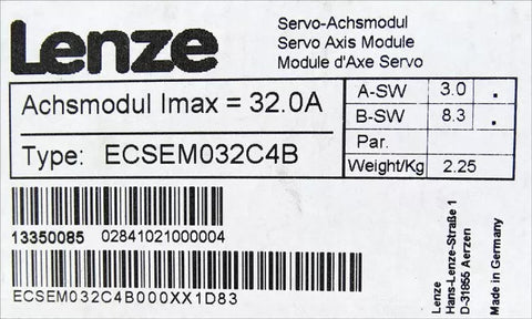 Lenze ECSEM032C4B