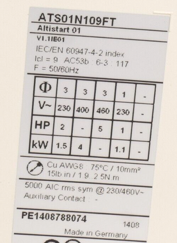 Schneider Electric ATS01N109FT