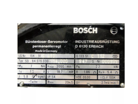 Bosch SD-B4.070.030-14,000